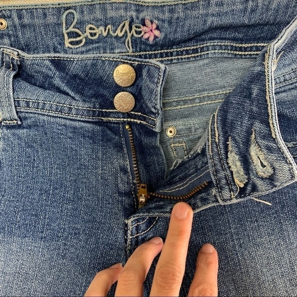 BONGO Medium Blue Wash Women’s Capris Jeans Size 7 - Picture 4 of 12